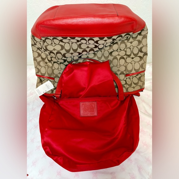 Coach Park Signature North/South Tote, style No. D1357-F23295 & Wallet both NWT - Picture 10 of 17